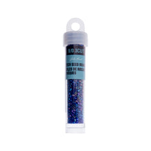 Load image into Gallery viewer, (Czech Seed Bead 9/0 3Cut Vial) Transparent Navy Blue Luster
