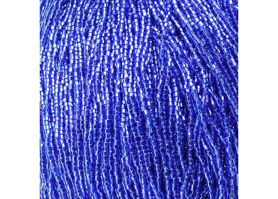 (Half Hank) Czech Seed Bead 10/0 2Cut S/L Blue