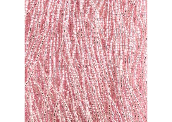 (Half Hank) Czech Seed Bead 10/0 2Cut S/L Light Pink Strung