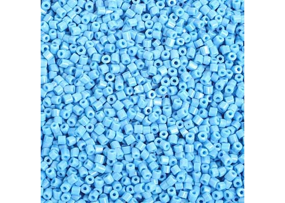 (Half Hank) Czech Seed Bead 10/0 2Cut Opaque Blue