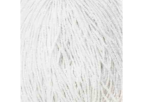 (Half Hank) Czech Seed Bead 11/0 Opaque White