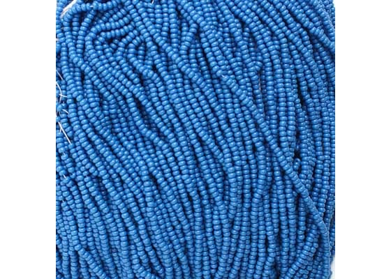 (Half Hank) Czech Seed Bead 11/0 Opaque Dark Blue