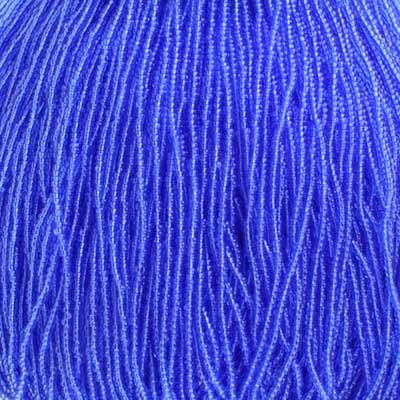 (Half Hank) Czech Seed Bead 11/0 Transparent Light Sapphire