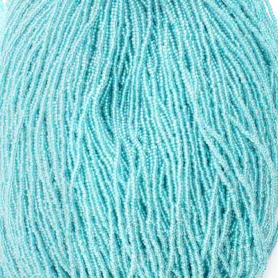 (Strung) Czech Seed Bead 11/0 C/L Turquoise Strung