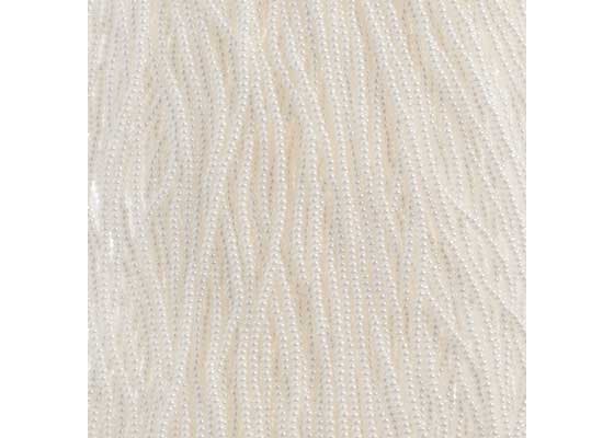(Half Hank) Czech Seed Bead 11/0 Opaque White Luster