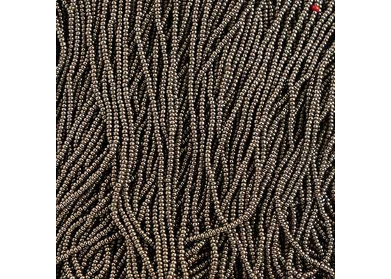 (Half Hank) Czech Seed Bead 11/0 Terra Metallic Steel