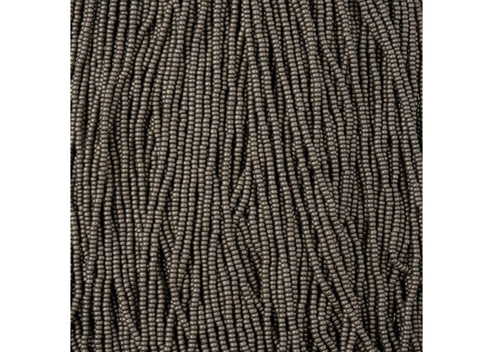 (Half Hank) Czech Seed Bead 11/0 Terra Metallic Matt Grey
