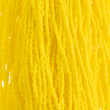 Load image into Gallery viewer, Czech Seed Bead 3Cut 10/0 Opaque Lemon  Yellow Strung
