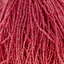 Load image into Gallery viewer, Czech Seed Beads 9/0 3Cut Opaque Light Red Luster Strung
