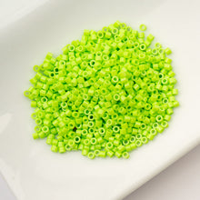 Load image into Gallery viewer, 11/0 Cylin Bead Opaque Neon Green
