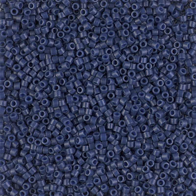 Delica 11/0 RD Navy Blue OP. Dyed Duracoat