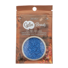 Load image into Gallery viewer, 11/0 Cylin Bead Opaque Blue Cerulean
