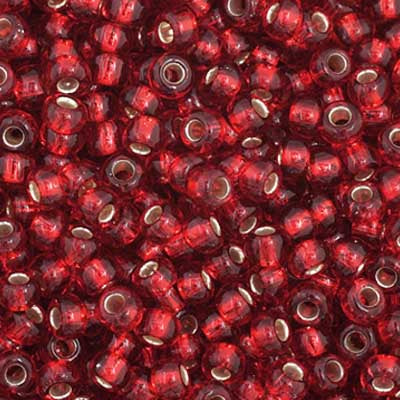 11/0 Seedbead S/L Medium Red