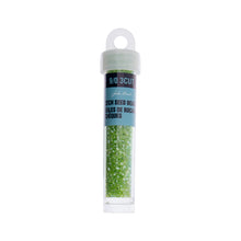 Load image into Gallery viewer, (Czech Seed Bead 9/0 3Cut Vial) Transparent Light Green Luster
