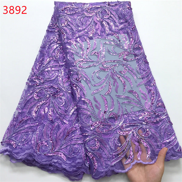 Lace - 3892 - Purple (PER/YARD)