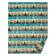 Load image into Gallery viewer, Fleece Blanket - All My Relatives by Storm Angeconeb
