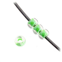 Load image into Gallery viewer, (Vial Miyuki Seed Bead 11/0) Lime Green Luminous Neon C/L
