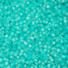 Load image into Gallery viewer, 11/0 Cylin Bead Matte Macaron AB - Blue Turquoise
