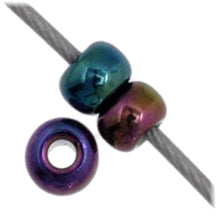 Load image into Gallery viewer, (Vial Czech Size 11/0 Seed Bead) Opaque Purple AB
