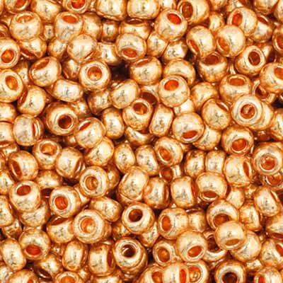 11/0 Seedbead Metallic Gold