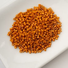 Load image into Gallery viewer, 11/0 Cylin Bead Opaque Pumpkin Orange
