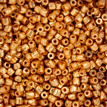 Load image into Gallery viewer, (Czech Seed Bead 9/0 3Cut Vial) Opaque Gold Premium

