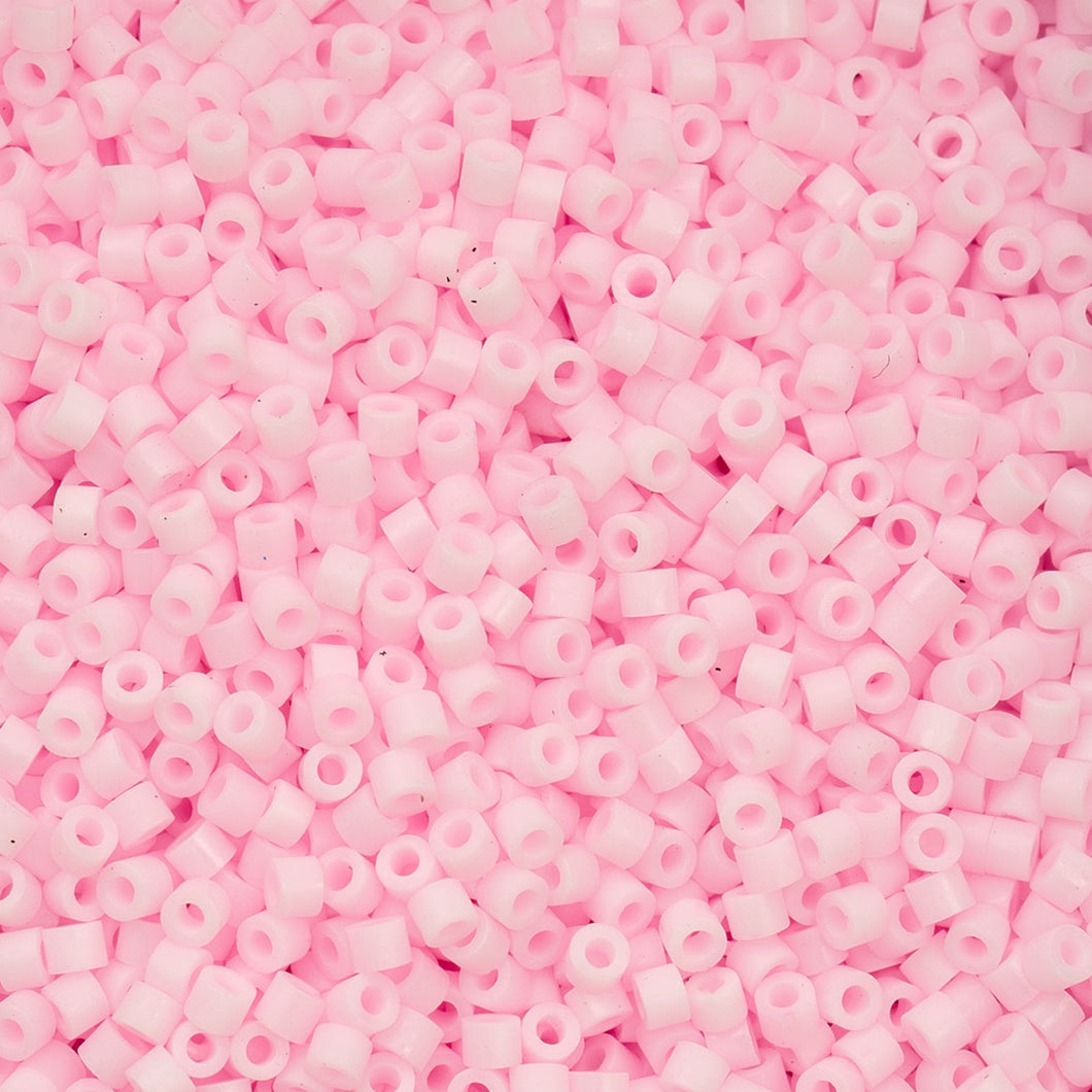 11/0 Cylin Bead Matte Macaron - Pink