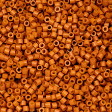Load image into Gallery viewer, 11/0 Cylin Bead Opaque Pumpkin Orange
