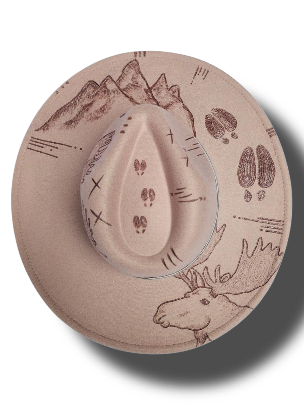 Tan Hat (Moose half design)