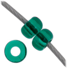 Load image into Gallery viewer, (Vial Czech Size 11) Transparent Teal
