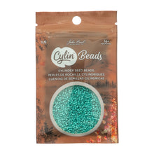 Load image into Gallery viewer, 11/0 Cylin Bead Opaque Turquoise Green
