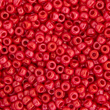 Load image into Gallery viewer, (Vial Miyuki Seed Bead 11/0) Red Opaque Luster
