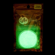 Load image into Gallery viewer, 11/0 Cylin Bead Glow in Dark - Turquoise
