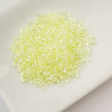 Load image into Gallery viewer, 11/0 Cylin Bead Glow in Dark AB - Yellow Neon
