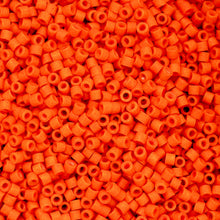 Load image into Gallery viewer, 11/0 Cylin Bead Opaque Orange Matte
