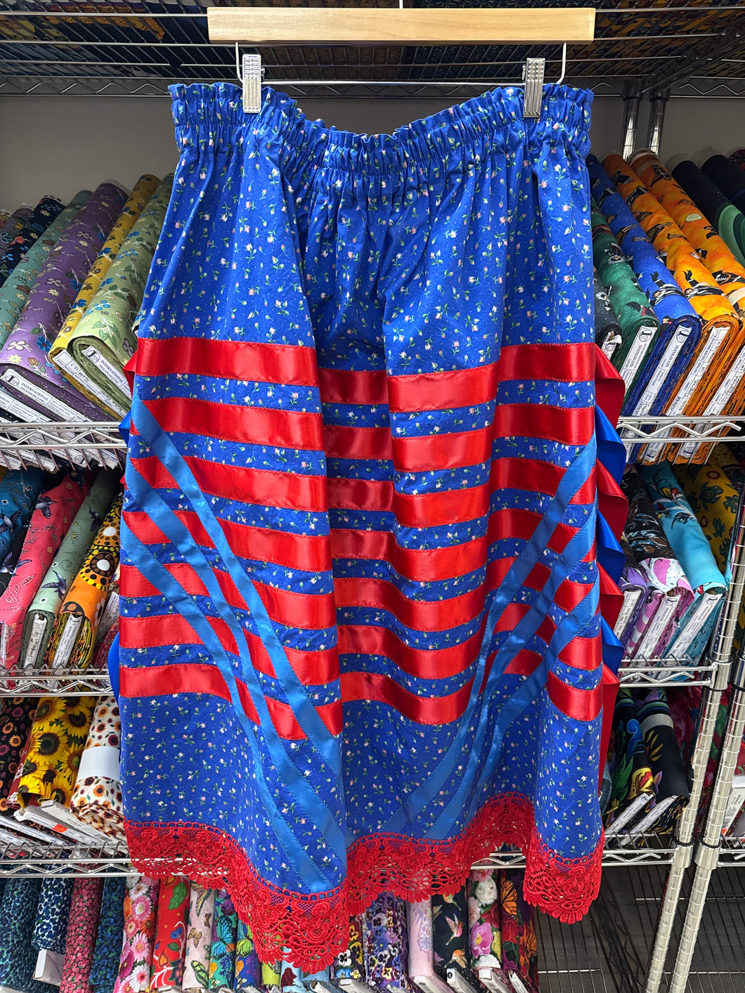 (Vicki Manuel) Teen/Adult Ribbon Skirt