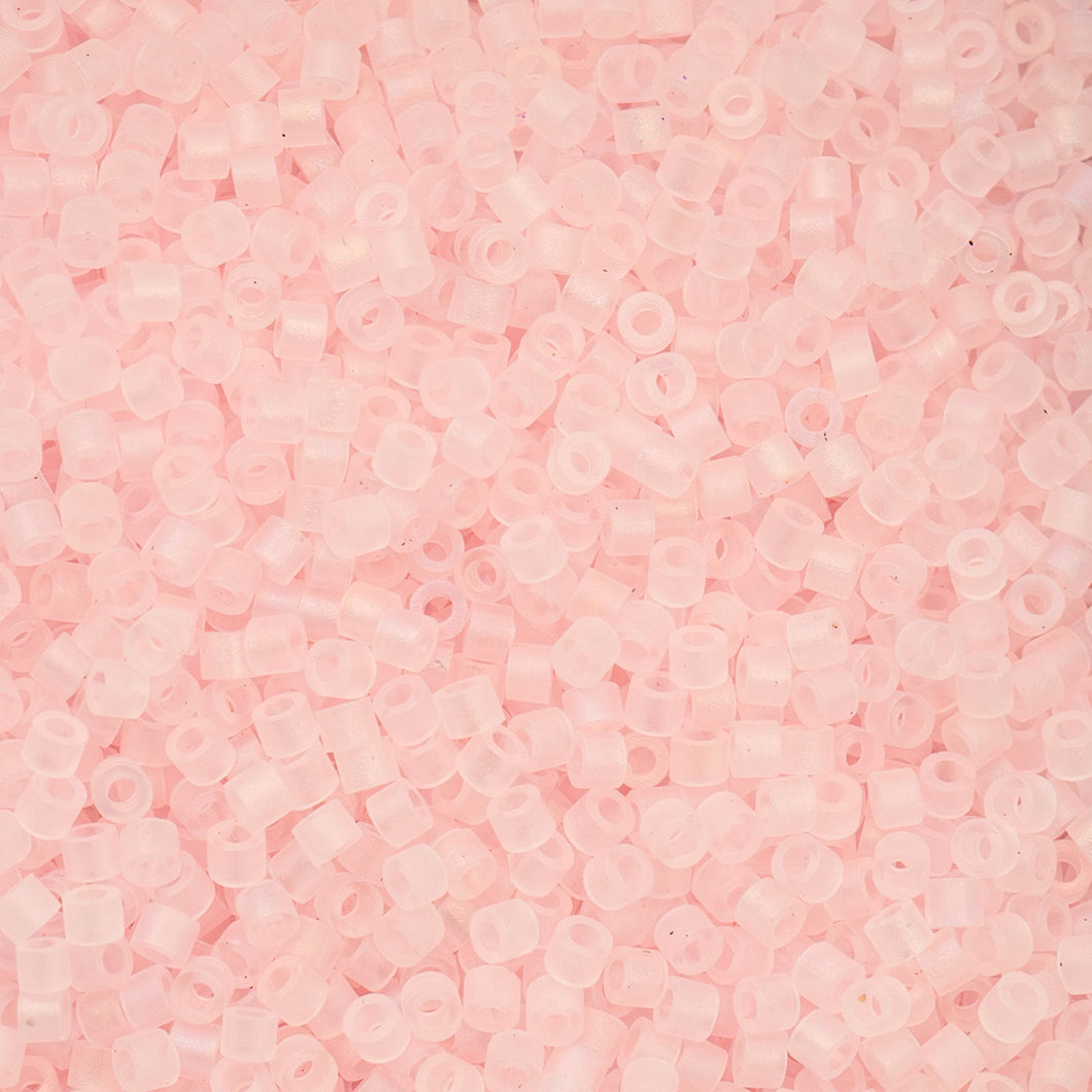 11/0 Cylin Bead Matte Macaron AB - Light Pink