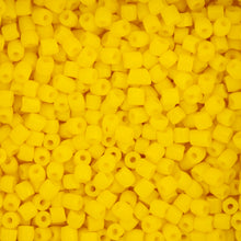 Load image into Gallery viewer, (Czech Seed Bead 9/0 3Cut Vial) Opaque Yellow Lemon

