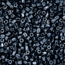 Load image into Gallery viewer, (Czech Seed Bead 9/0 3Cut Vial) Opaque Gunmetal
