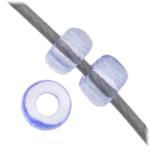 Load image into Gallery viewer, (Vial Czech Size 11) Transparent Tanzanite Dyed
