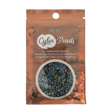 Load image into Gallery viewer, 11/0 Cylin Bead Black AB
