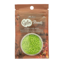 Load image into Gallery viewer, 11/0 Cylin Bead Opaque Neon Green
