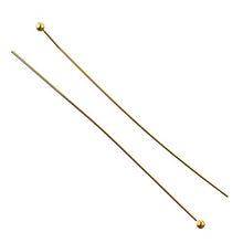 Load image into Gallery viewer, Ball Head Pins 2in (gold)
