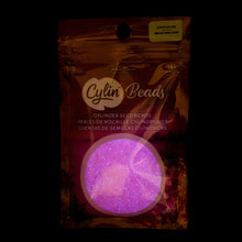 Load image into Gallery viewer, 11/0 Cylin Bead Glow In The Dark- Rose
