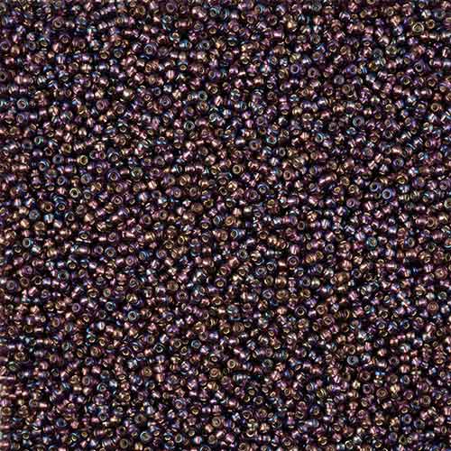 11/0 Seedbead S/L Rainbow Purple