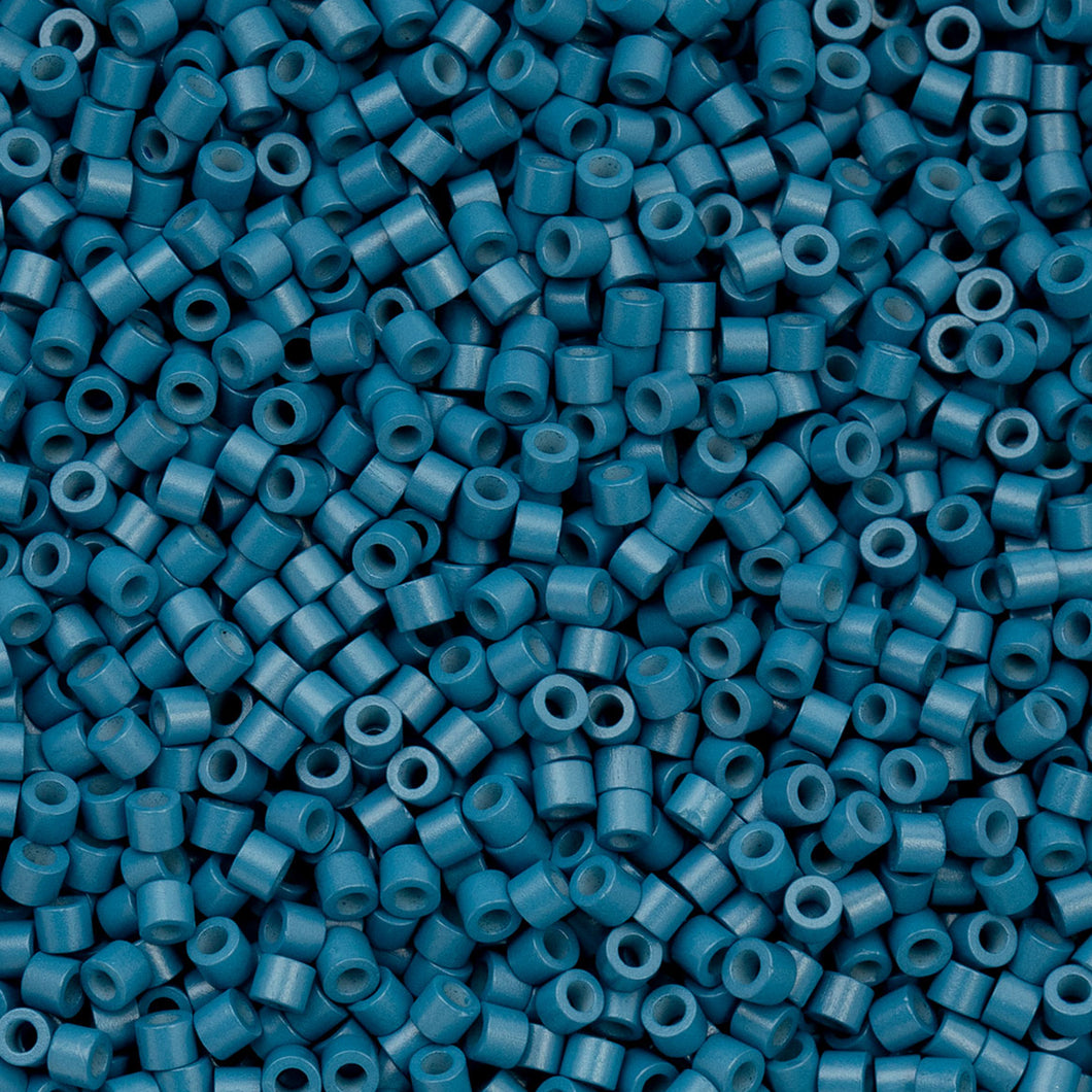 11/0 Cylin Bead Opaque Denim Blue