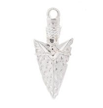 Load image into Gallery viewer, Arrowhead Matt Silver Pendant (1-piece)
