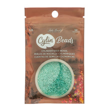 Load image into Gallery viewer, 11/0 Cylin Bead Matte Macaron AB - Green Turquoise
