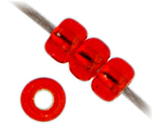 Load image into Gallery viewer, (Vial Miyuki Seed Bead 11/0) Flame Red Silver Lined
