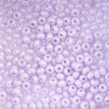 Load image into Gallery viewer, (Vial Czech Size 6/0) Opaque Violet Terra Pearl
